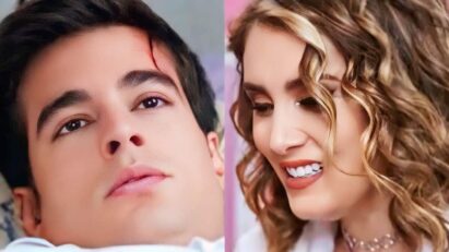 Samanta agride Álvaro fisicamente e o droga.