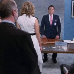 Samanta furiosa confronta Geraldo sobre a herança", "Geraldo anuncia sua renúncia e distribuição de fortuna", "Samanta reage com fúria ao saber que Ângela ficará com parte da herança".