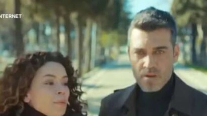 Sirin e Sarp se reencontram em uma cena dramática no cemitério, no episódio de Força de Mulher.