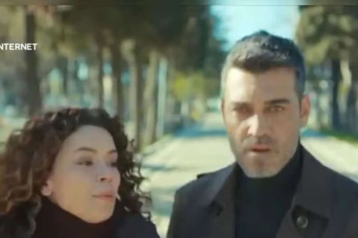 Sirin e Sarp se reencontram em uma cena dramática no cemitério, no episódio de Força de Mulher.
