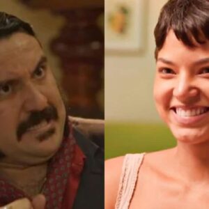 Vespertino e Margaridinha trabalhando juntos no cabaré sem saber de sua ligação biológica