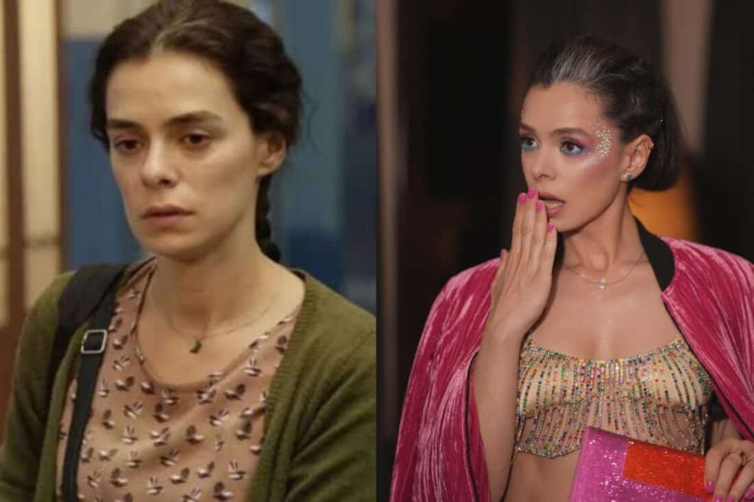 A atriz Özge Özpirinçci em cena como Bahar na novela Força de Mulher.