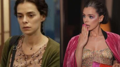 A atriz Özge Özpirinçci em cena como Bahar na novela Força de Mulher.