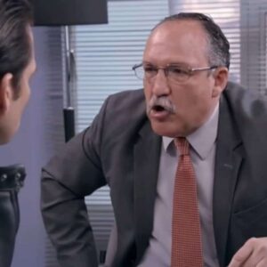 Advogado Martins grava confissão de Mirtes em cena decisiva de Contigo Sim