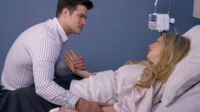 Cena de Leonardo enfrentando Salma, que faz uma última chantagem emocional