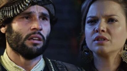 Momento final de Asher e Joana ao lado de seus filhos