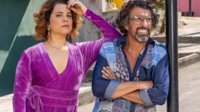 Violeta e Osmar em cena tensa de traição e vingança na novela Volta por Cima