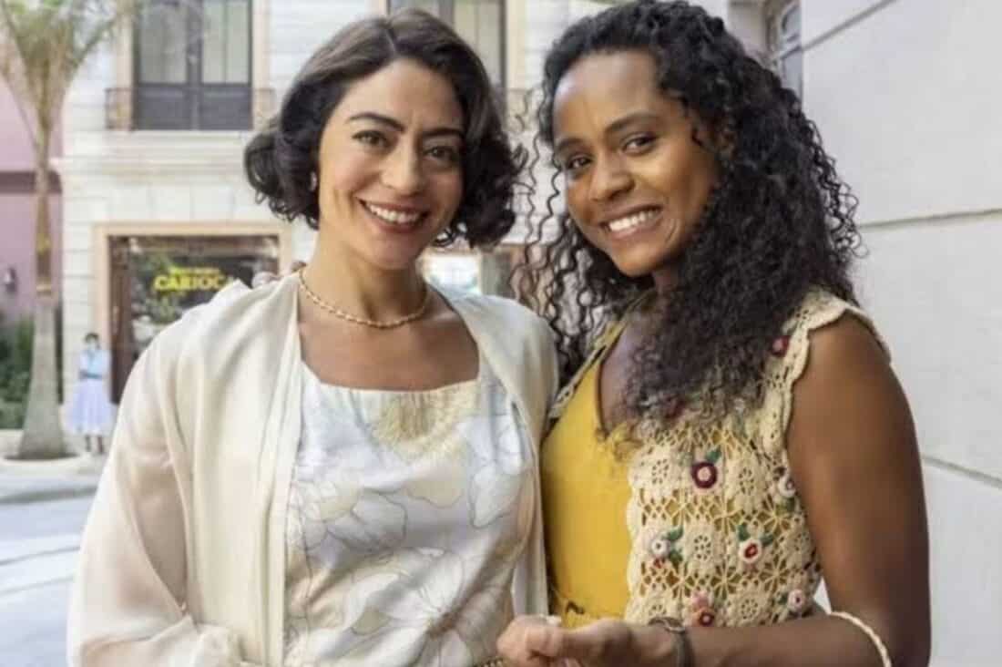 Beatriz, interpretada por Duda Santos, enfrenta Clarice em uma cena tensa do reencontro em 'Garota do Momento'.”