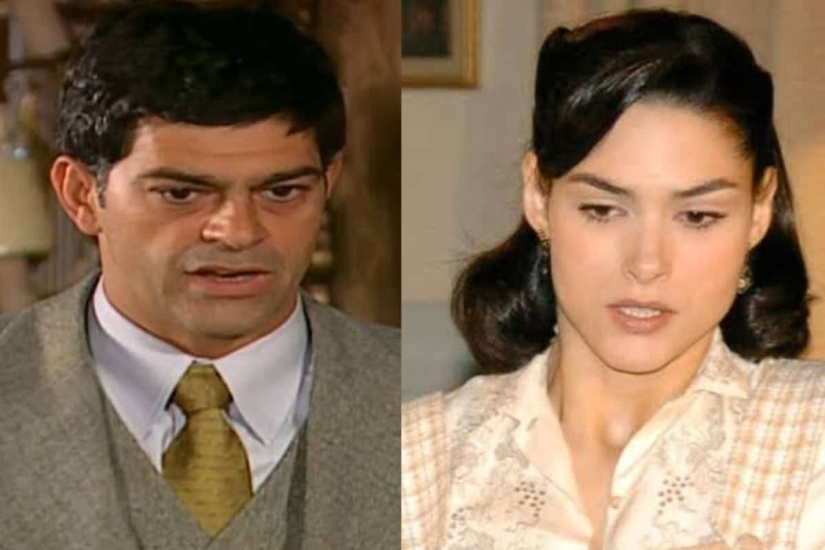 Rafael confrontando Dalila sobre seu envolvimento na fraude em Alma Gêmea.