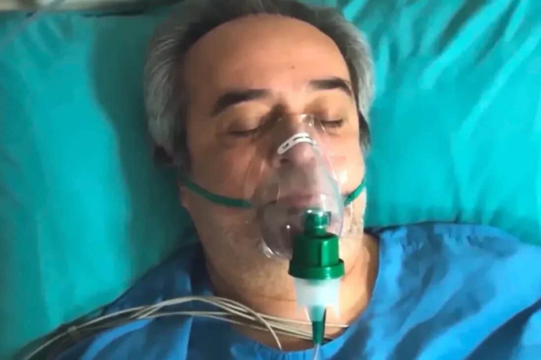 Enver luta pela vida após sofrer um ataque cardíaco
