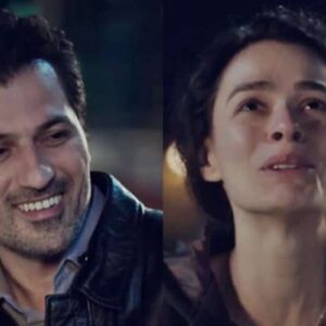 Momento de declaração de Arif para Bahar na novela Força de Mulher.