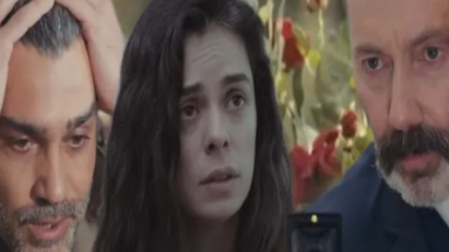 Cena de tensão entre Sarp e Nezir na novela Força de Mulher, mostrando o confronto entre os dois personagens."