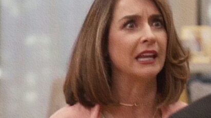 Daniela enfrentando Fausto em cena tensa de Meu Caminho É Te Amar