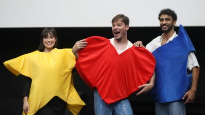 Dudy apresenta seu filme Coração de Post-it em Curitiba.