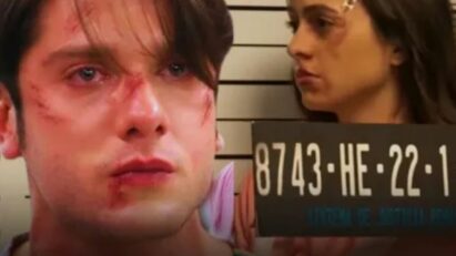 Gabi sendo levada para a prisão.