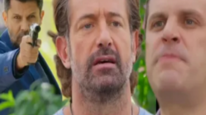 Memo e Fausto em um confronto tenso."