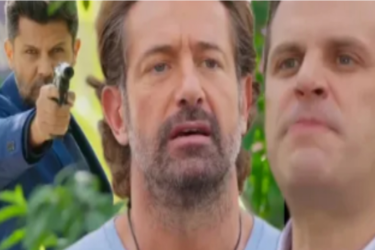 Memo e Fausto em um confronto tenso."
