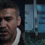 Sarp cavando o túmulo em busca de respostas na novela Força de Mulher.