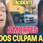 Carro destruído após acidente na novela Força de Mulher.