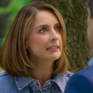 Cena de Daniela e Fausto discutindo em Meu Caminho é Te Amar, mostrando tensão e emoção