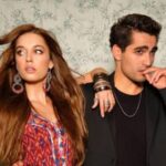 Imagem promocional da novela O Canto do Pássaro com os personagens principais.