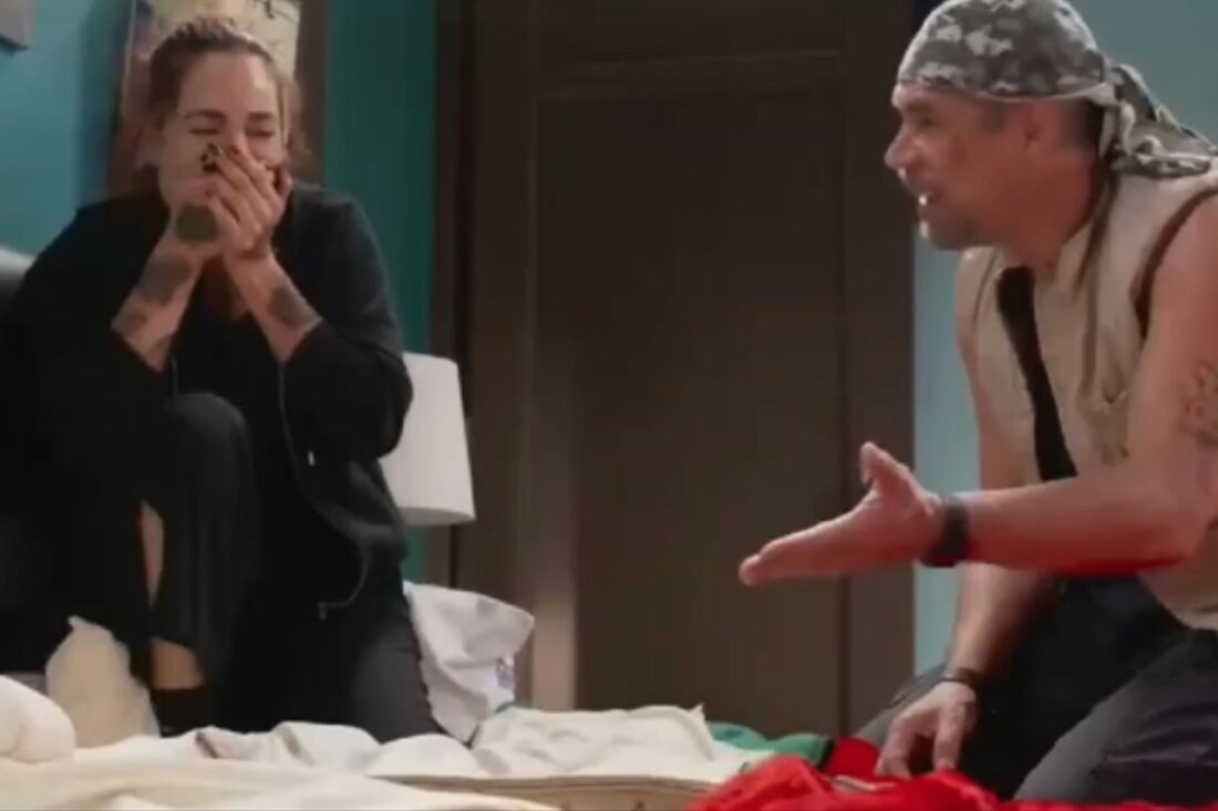 Cena de Úrsula e Macário na novela "Meu Caminho é Te Amar".