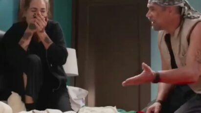 Cena de Úrsula e Macário na novela "Meu Caminho é Te Amar".