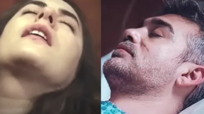 Yeliz sendo atingida por um disparo