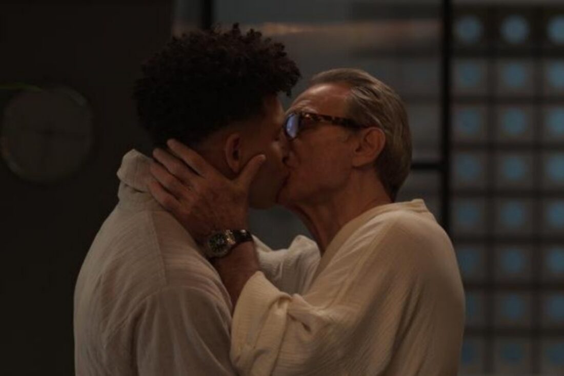 Cena de Átila e Marcelo em "Beleza Fatal", momentos antes da revelação do segredo.