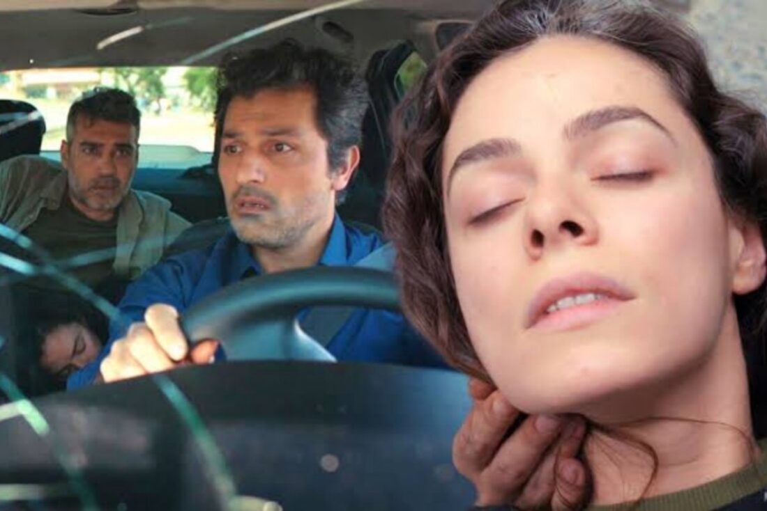 Cenas do capítulo de "Força de Mulher" com os personagens em momentos de tensão, dor e luto no hospital.