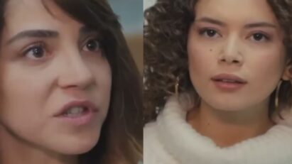 Ceyda encarando Sirin após revelção chocante em Força de Mulher