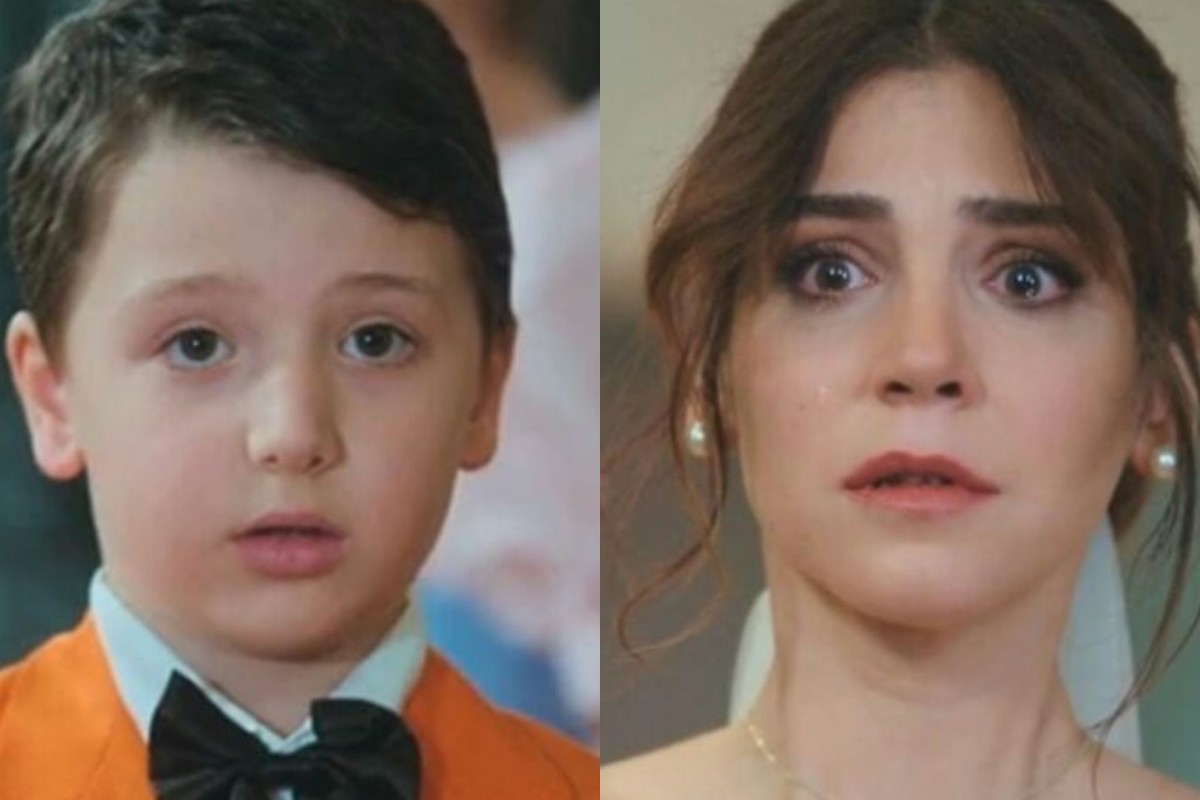 Ceyda emocionada após Arda chamá-la de mamãe”