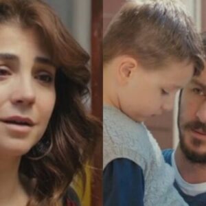 Emre aparece com Arda na festa de Doruk em cena emocionante