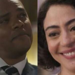 “Clarice e Gregório se beijam após resgate da clínica em Garota do Momento, cena marcada por emoção e romance”