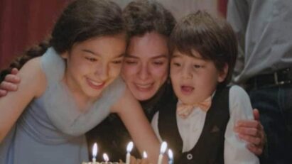 Cena de Bahar e seus filhos em Força de Mulher