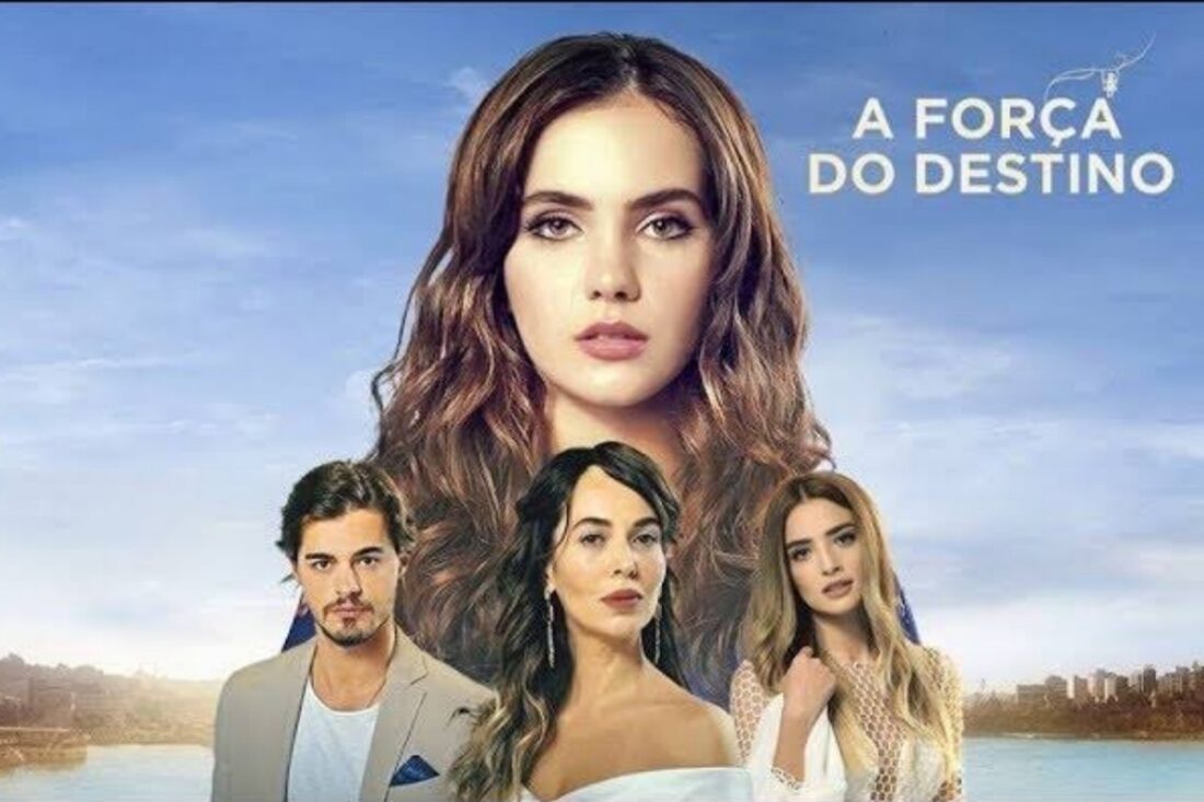 Elenco principal de “A Força do Destino” reunido na estreia da novela