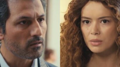 Imagem de Arif com expressão determinada em sua nova função de gerente na novela Força de Mulher.