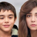 alt="Ceyda (Gökçe Eyüboğlu) emocionada ao encontrar seu filho biológico em Força de Mulher."