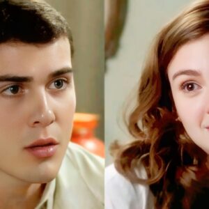 Cena de Celeste confrontando Edu após descobrir que ele largou a faculdade e está trabalhando escondido em “Garota do Momento”