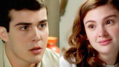 Cena de Celeste confrontando Edu após descobrir que ele largou a faculdade e está trabalhando escondido em “Garota do Momento”