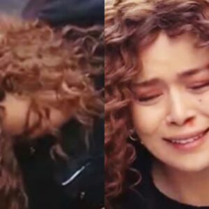 Sirin caída no chão após ser agredida