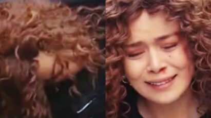 Sirin caída no chão após ser agredida