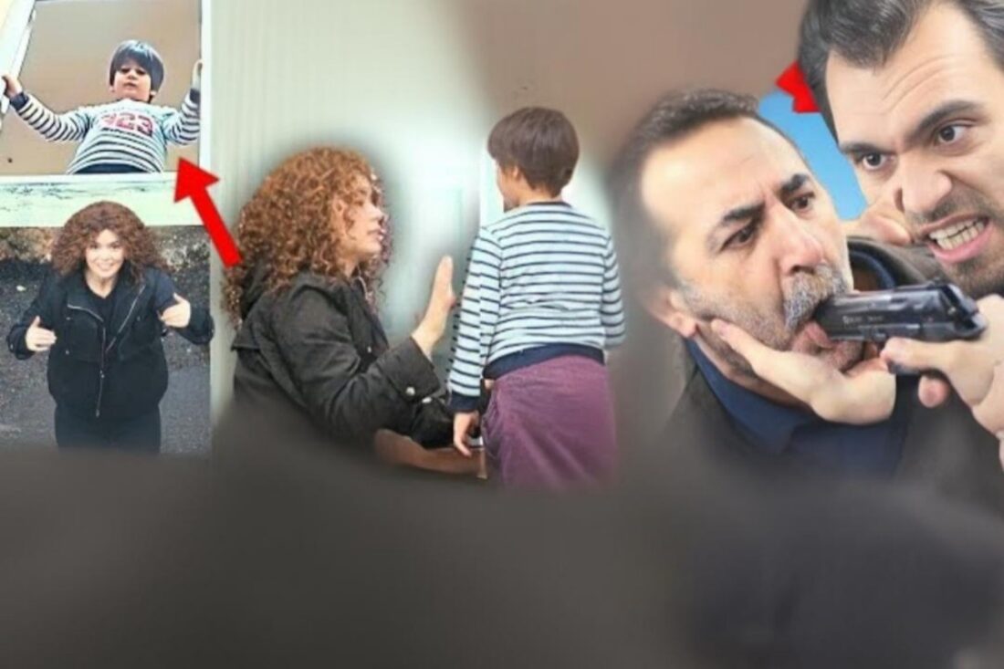 Imagem de Sirin observando Doruk na janela: “Sirin manipula Doruk para pular da janela em Força de Mulher”