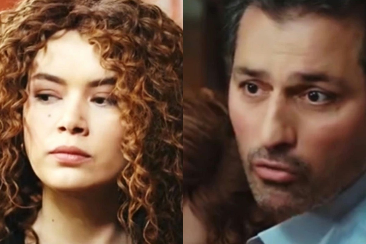Arif confrontando Sirin em Força de Mulher, após gravação da confissão sobre a morte de Sarp.