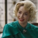 Letícia Colin caracterizada como Zélia em cena intensa de Garota do Momento, olhando com expressão de dor e coragem.