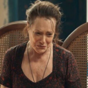 Candinho com lágrimas nos olhos ao lembrar de Filomena na novela da Globo"