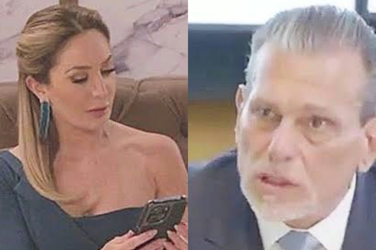 Paula tenta colocar veneno em omelete para Luiz, mas é flagrada por Ofélia na novela "As Filhas da Senhora Garcia"