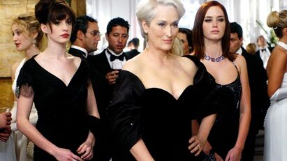 Meryl Streep como Miranda Priestly com expressão implacável