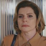 Odete Roitman com expressão de choque ao descobrir traição de César em Vale Tudo