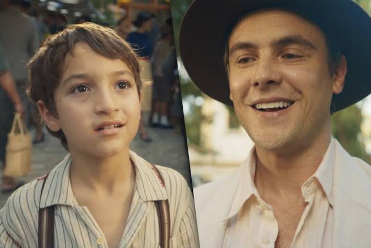 Candinho emocionado ao reencontrar Samir em cena da novela Êta Mundo Melhor!